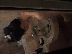 Todo nuestro primer trio casero el sexo mamada Doggystyle-sorpresa de Navidad